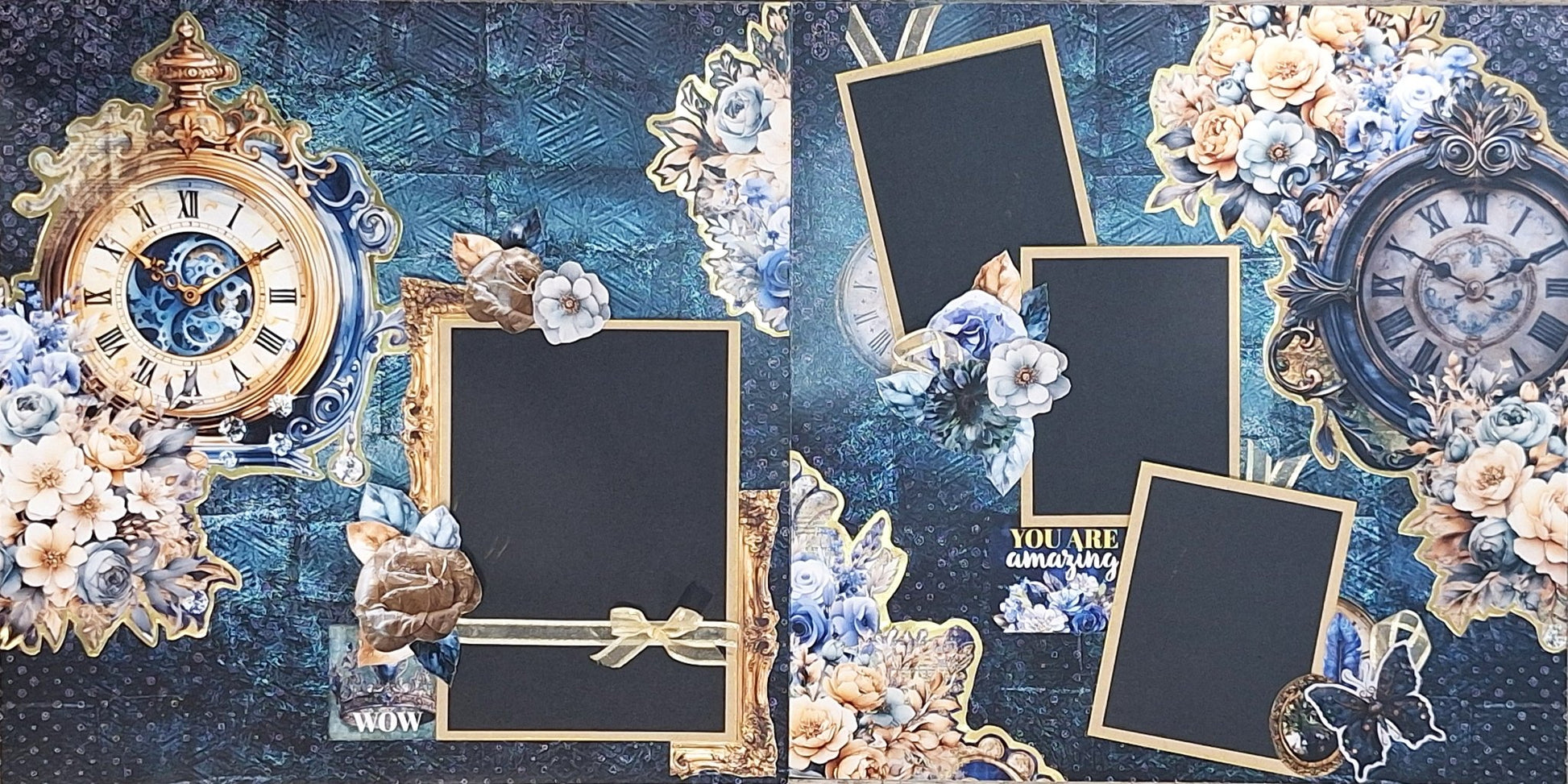 3Quarter Designs - Grunged Baroque Scrapbooking kit - By Annemarie - The Crafty Kiwi