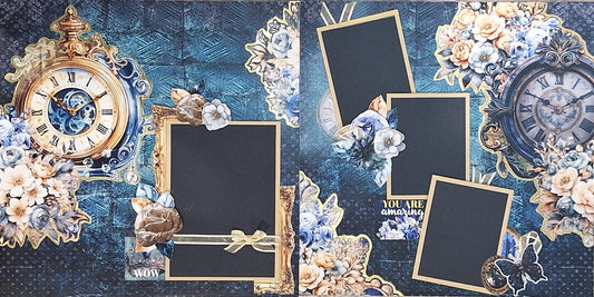 3Quarter Designs - Grunged Baroque Scrapbooking kit - By Annemarie - The Crafty Kiwi