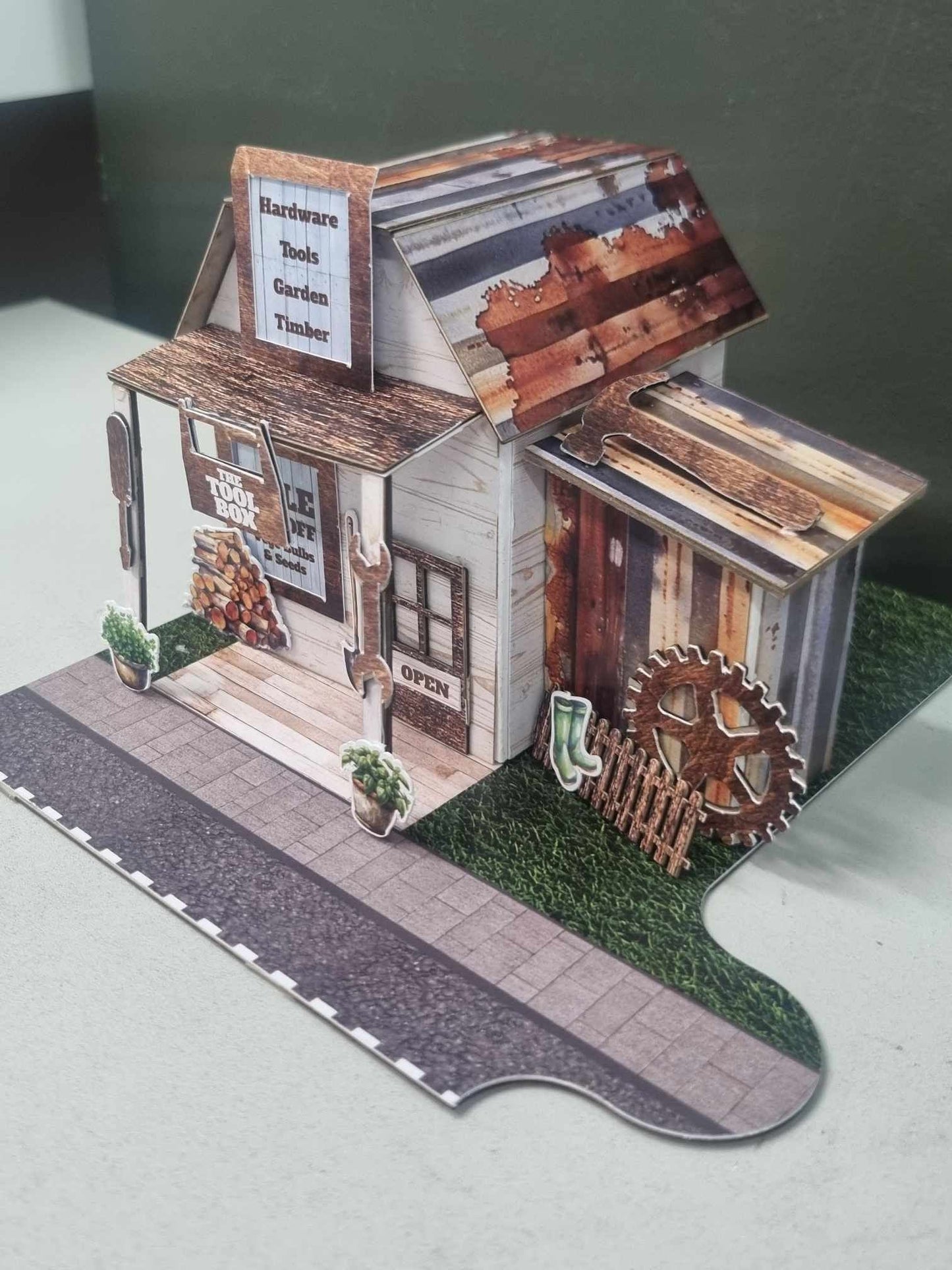3Quarter Designs - Lane Village - Tool Box Hardware Store (March #3 of 12) - The Crafty Kiwi