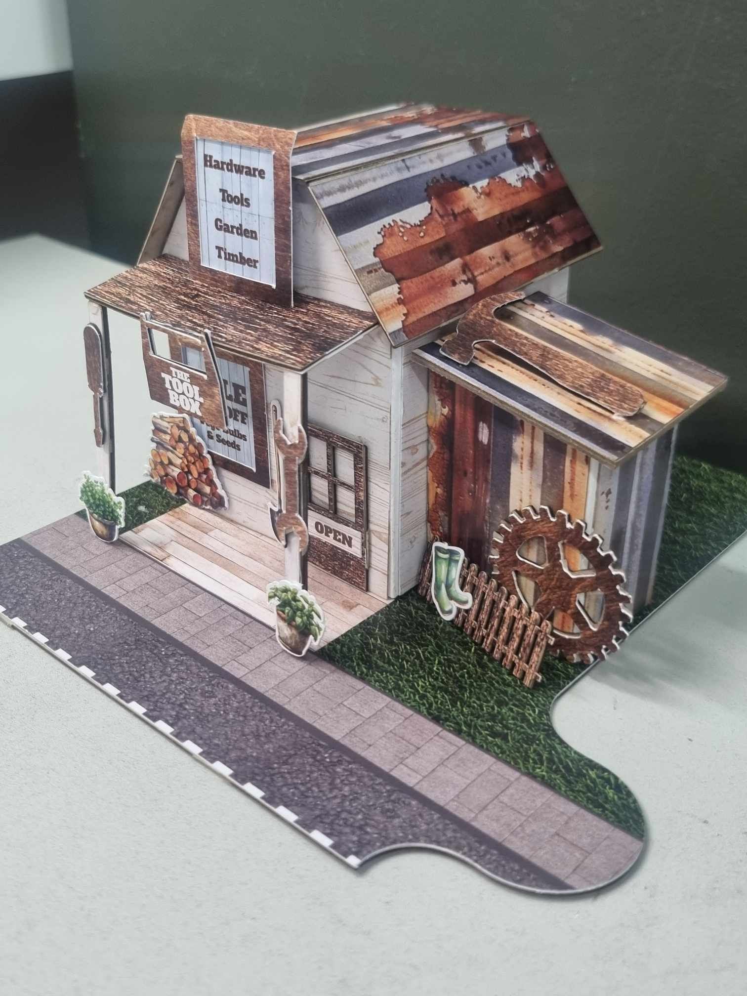 3Quarter Designs - Lane Village - Tool Box Hardware Store (March #3 of 12) - The Crafty Kiwi