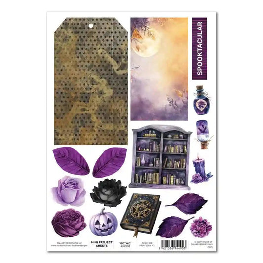3Quarter Designs - Mini Project Sheet - Gothic Innovation - The Crafty Kiwi