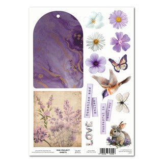 3Quarter Designs - Mini Project Sheet - Lilac Euphoria - The Crafty Kiwi