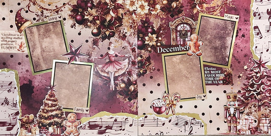 3Quarter Designs - Sugarplum Wreaths Scrapbooking Kit - By Annemarie - The Crafty Kiwi
