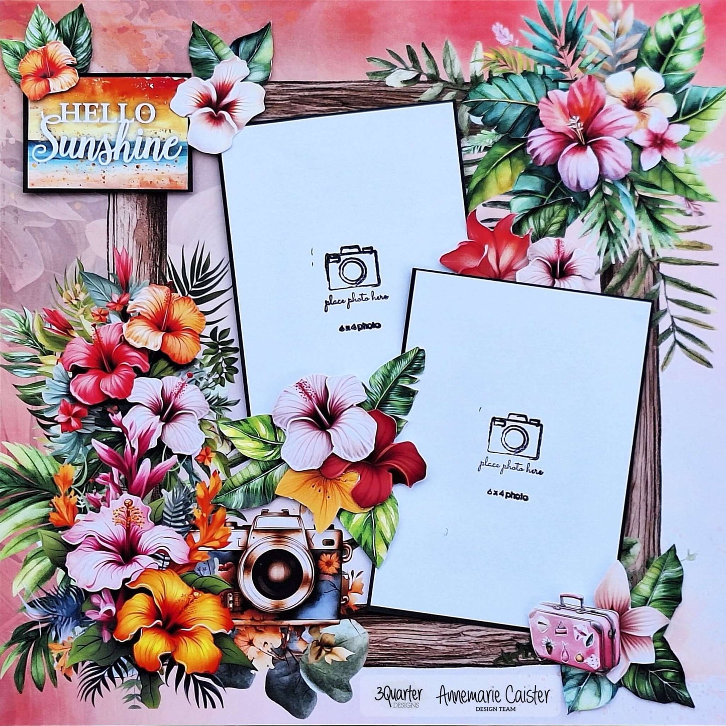 3Quarter Designs - Tropical Excursion - Kit by Annemarie - The Crafty Kiwi