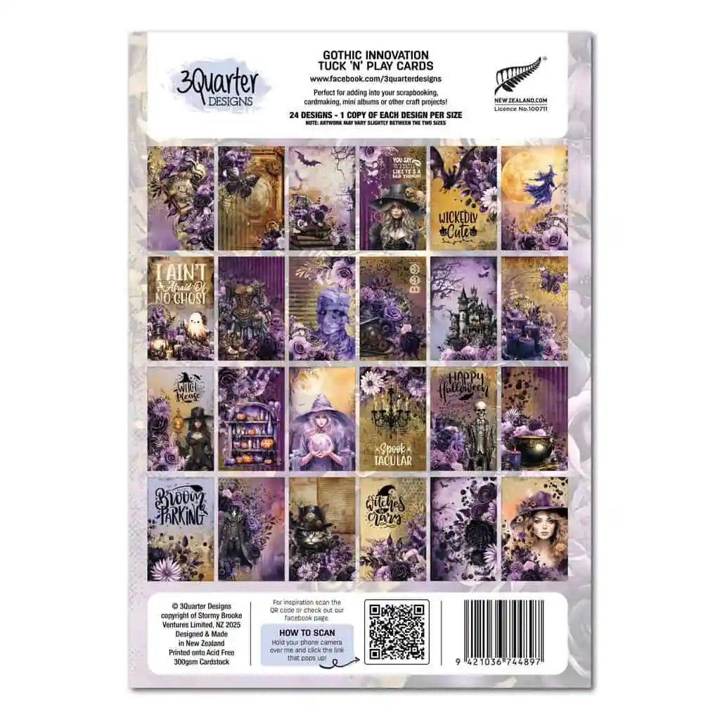 3Quarter Designs - Tuck 'n Play - Gothic Innovation - The Crafty Kiwi