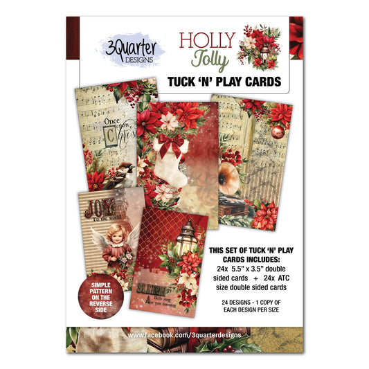 3Quarter Designs - Tuck 'n Play Holly Jolly - The Crafty Kiwi