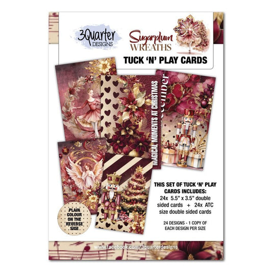3Quarter Designs - Tuck 'n Play Sugarplum Wreaths - The Crafty Kiwi