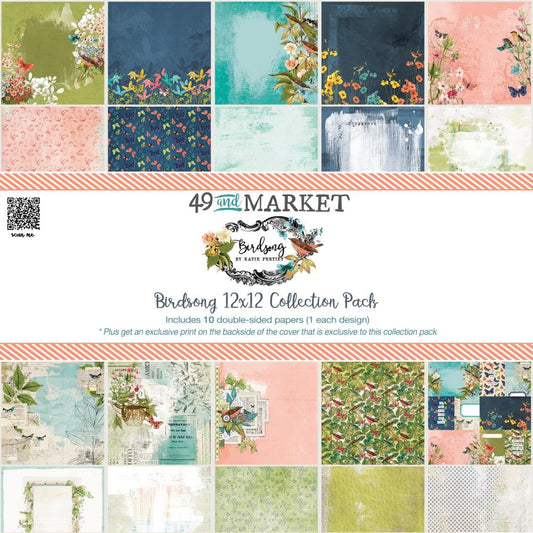 49 and Market - BIRDSONG - 12x12 Collection Pack - The Crafty Kiwi