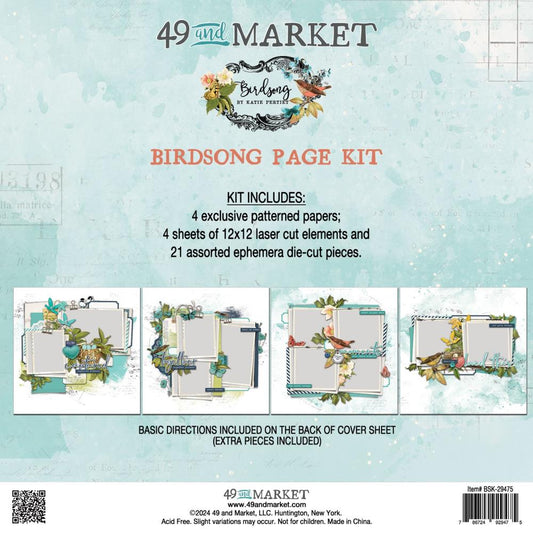 49 and Market - BIRDSONG - Page Kit - The Crafty Kiwi