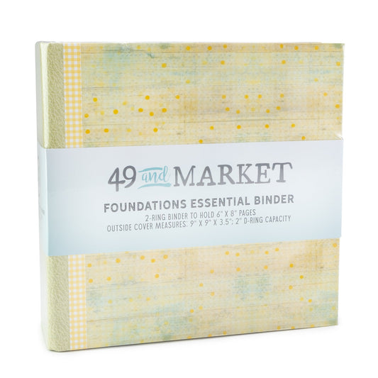 49 And Market - BOTANICAL BUZZ Foundations Binder Album Kit - Sunny - The Crafty Kiwi