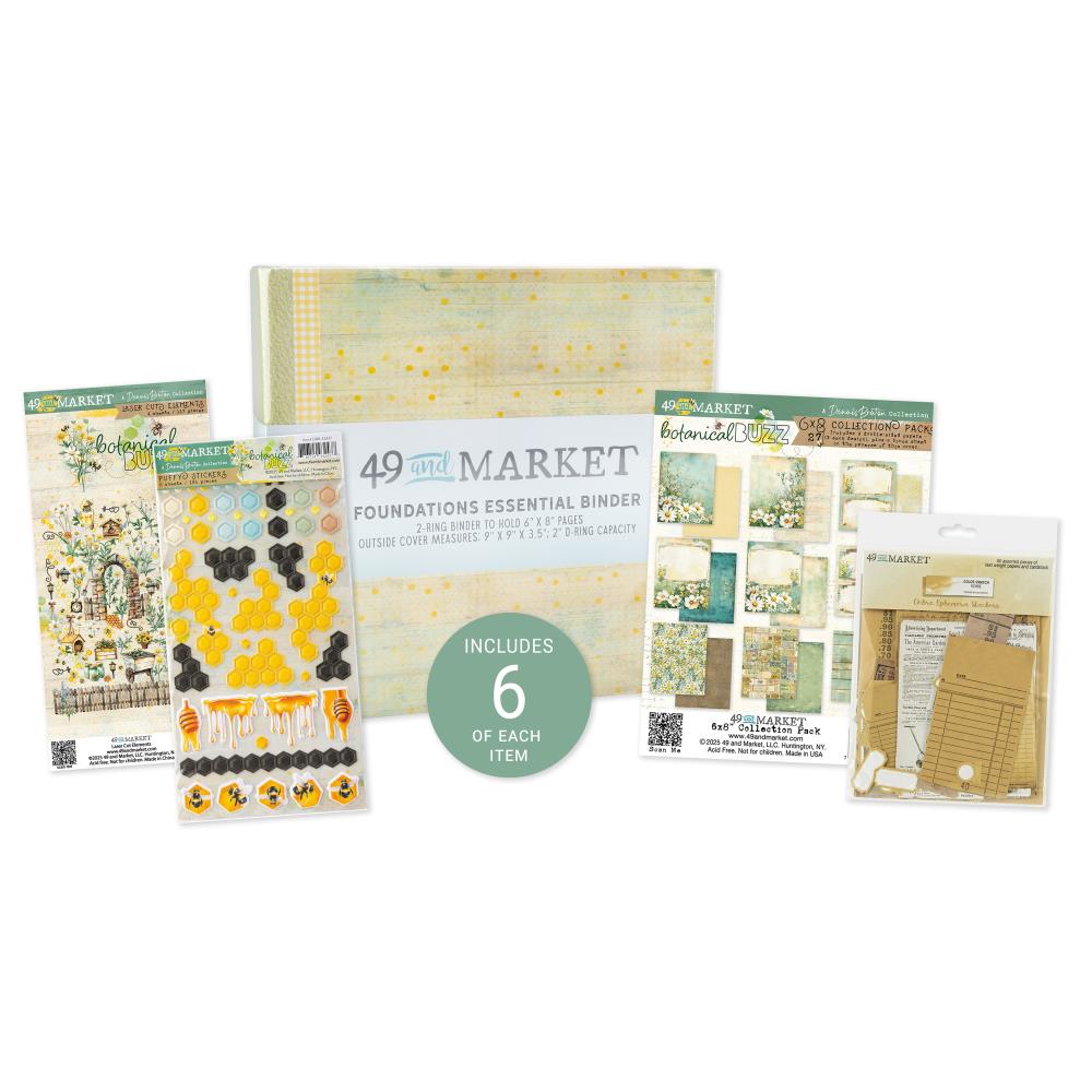 49 and Market - Botanical Buzz Mini Album Class OR Kit option - The Crafty Kiwi