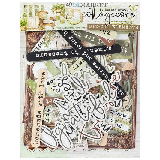 49 and Market - COTTAGECORE - Die Cut Elements - The Crafty Kiwi