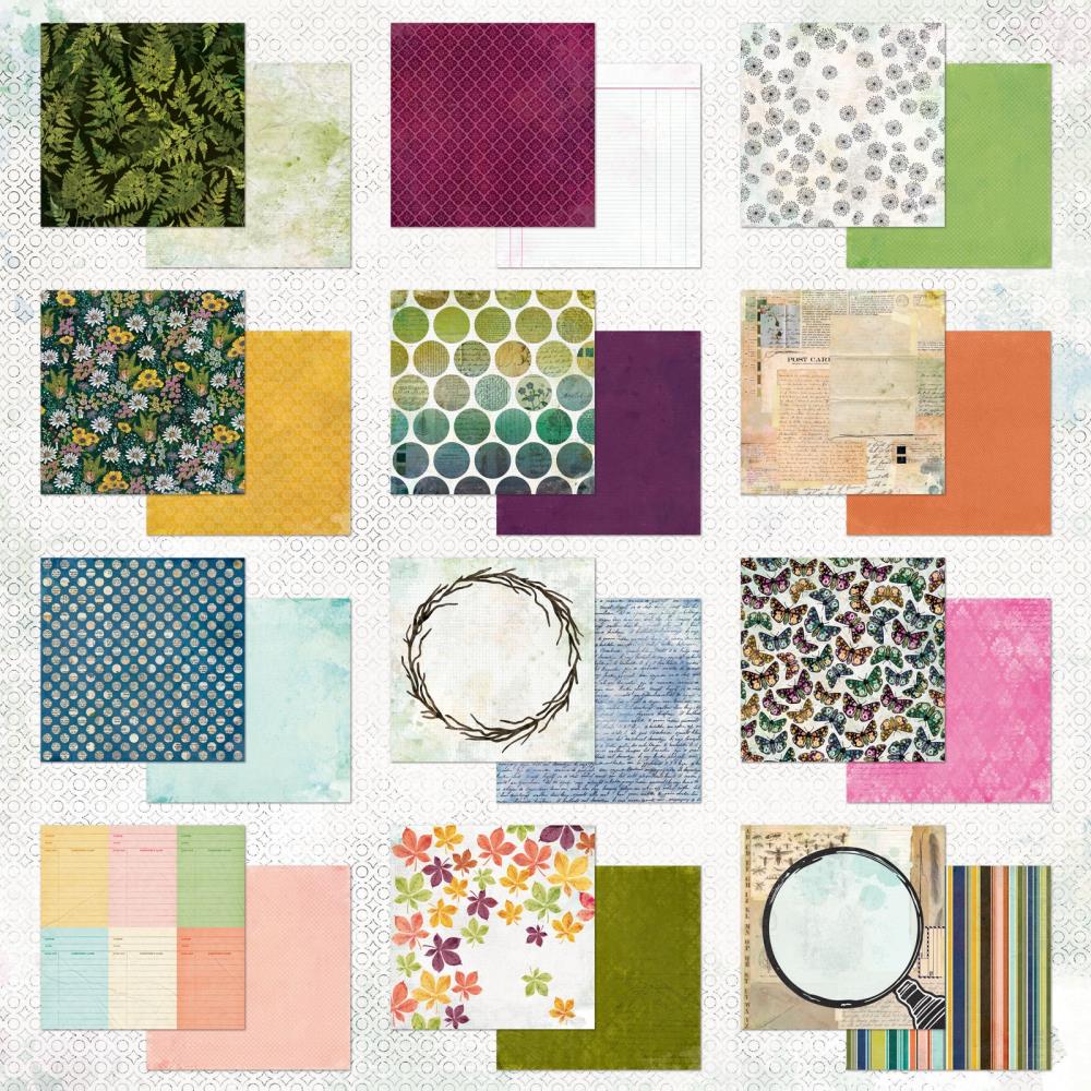 49 And Market - Curiosities in Willow Grove - 12x12 Paper Pad (24/sheets) - The Crafty Kiwi