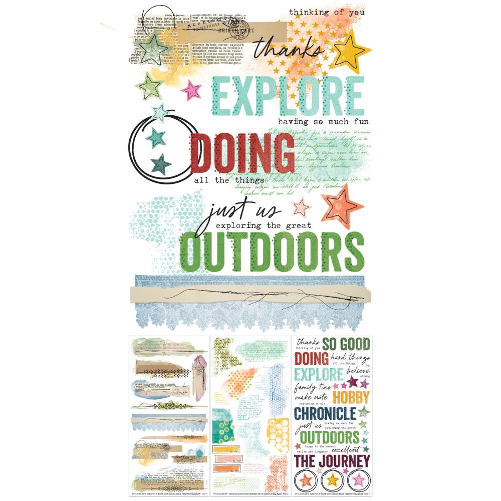 49 And Market - Curiosities in Willow Grove Blendable Rub - on Transfers - The Crafty Kiwi