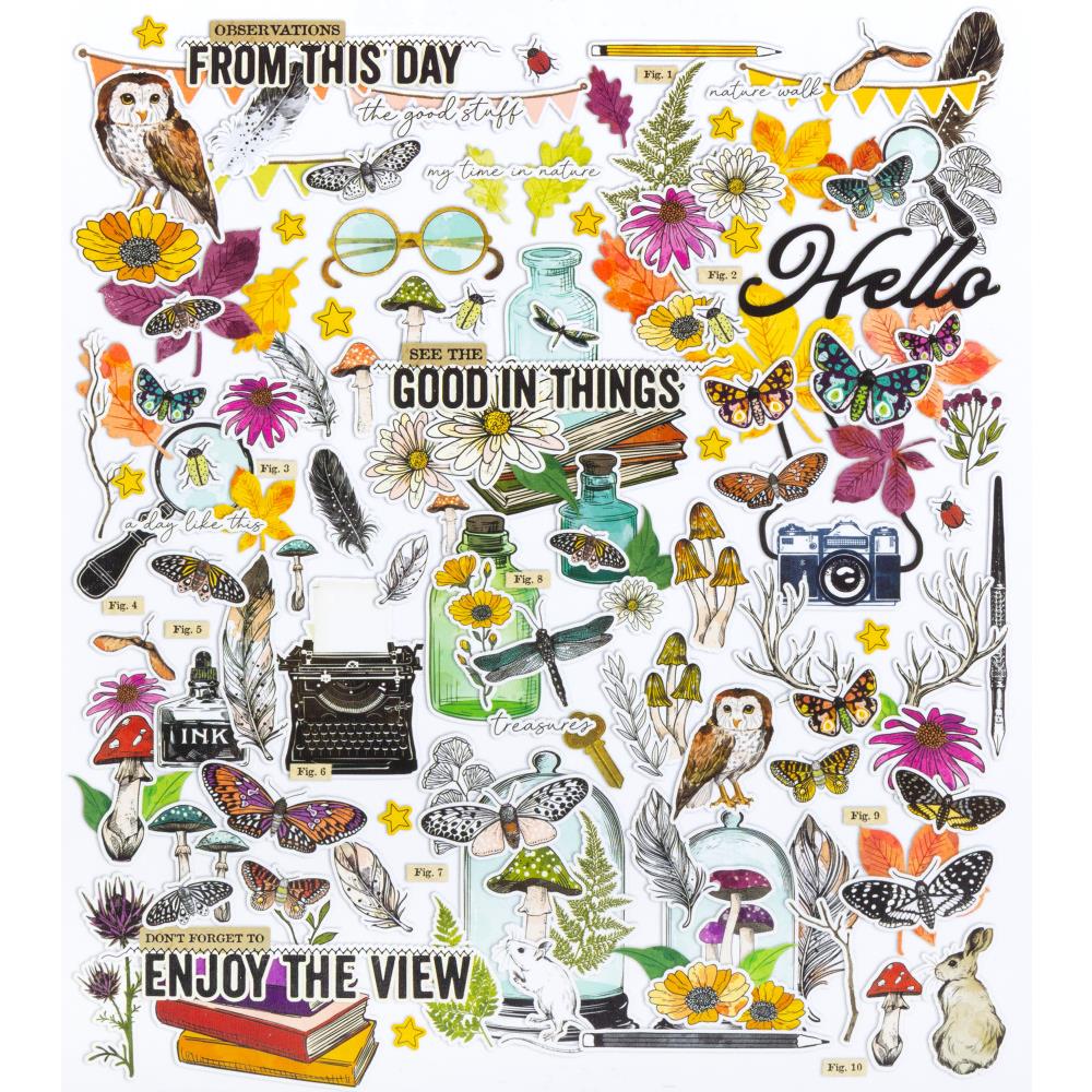 49 and Market - Curiosities in Willow Grove - Ephemera Set - Icons & Titles - The Crafty Kiwi