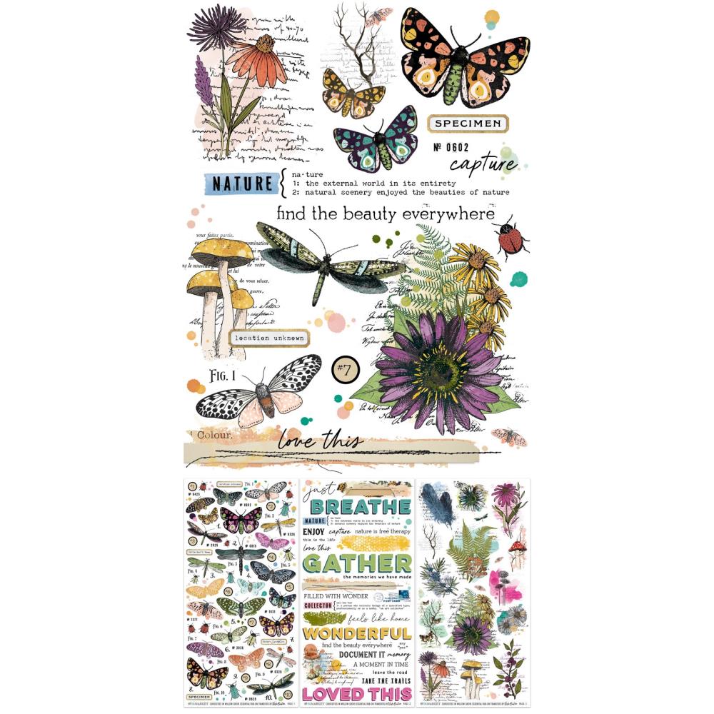 49 and Market - Curiosities in Willow Grove Essential Rub - on Transfers - The Crafty Kiwi