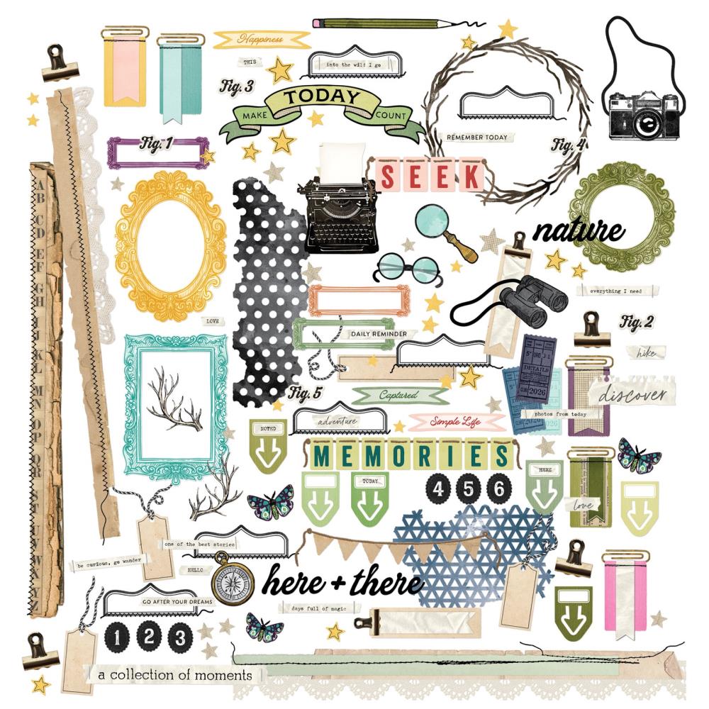 49 and Market - Curiosities in Willow Grove - Laser Cut Outs - Elements - The Crafty Kiwi