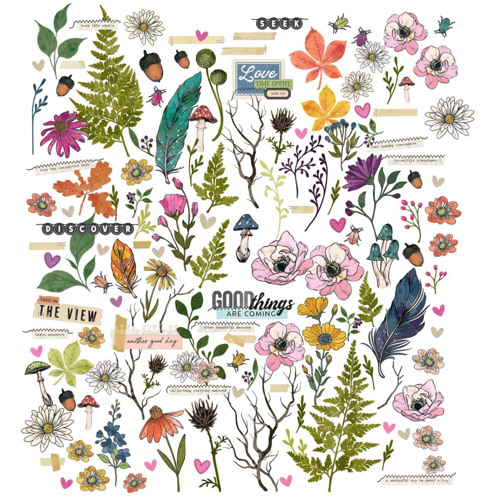 49 and Market - Curiosities in Willow Grove - Laser Cut Outs - Foliage - The Crafty Kiwi