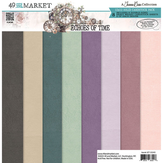 49 and Market - ECHOES OF TIME - 12 x12 Solids Collection Pack - The Crafty Kiwi