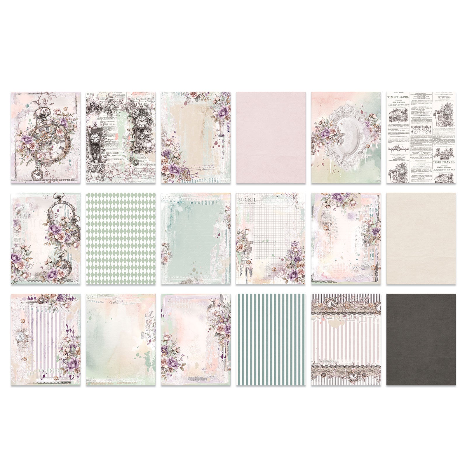 49 and Market - ECHOES OF TIME - 6x8 Collection Pack - The Crafty Kiwi