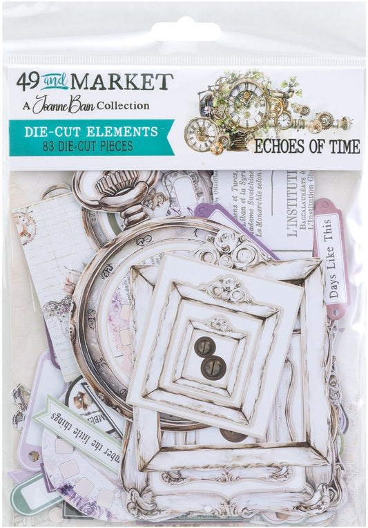 49 and Market - ECHOES OF TIME - Die - cut Elements - The Crafty Kiwi