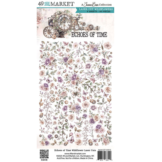 49 and Market - ECHOES OF TIME - Laser Cut Wildflowers - The Crafty Kiwi