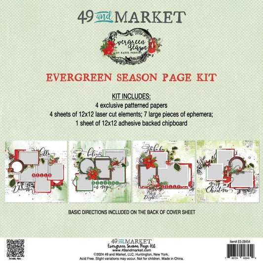 49 and Market - EVERGREEN SEASON Page Kit - The Crafty Kiwi