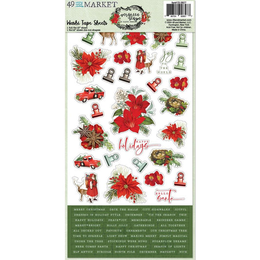 49 and Market - EVERGREEN SEASON - Washi Sheets - The Crafty Kiwi