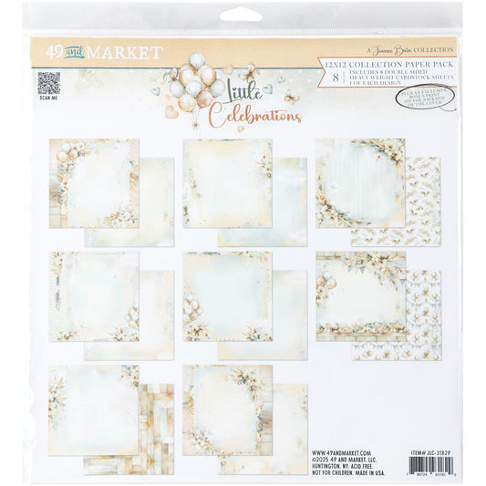 49 and Market - LITTLE CELEBRATIONS - 12x12 Collection Pack - The Crafty Kiwi