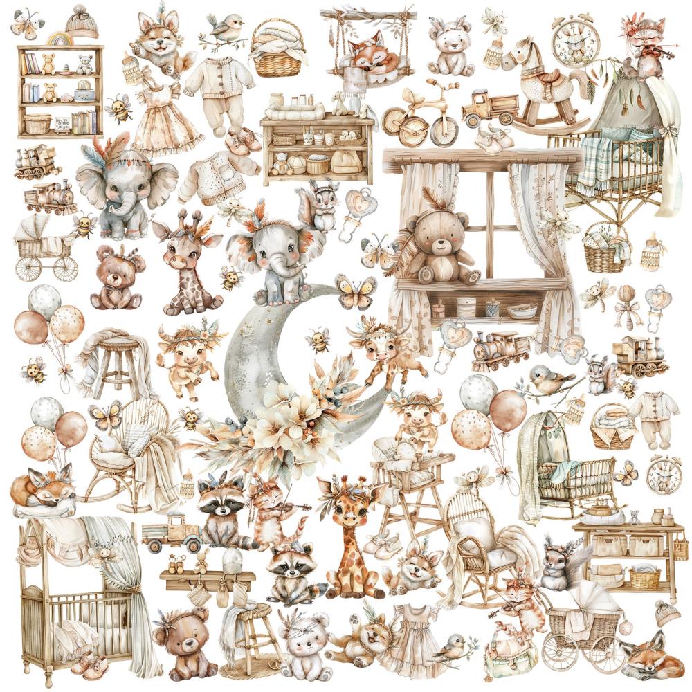 49 and Market - LITTLE DREAMERS - Laser Cut Outs - Elements - The Crafty Kiwi