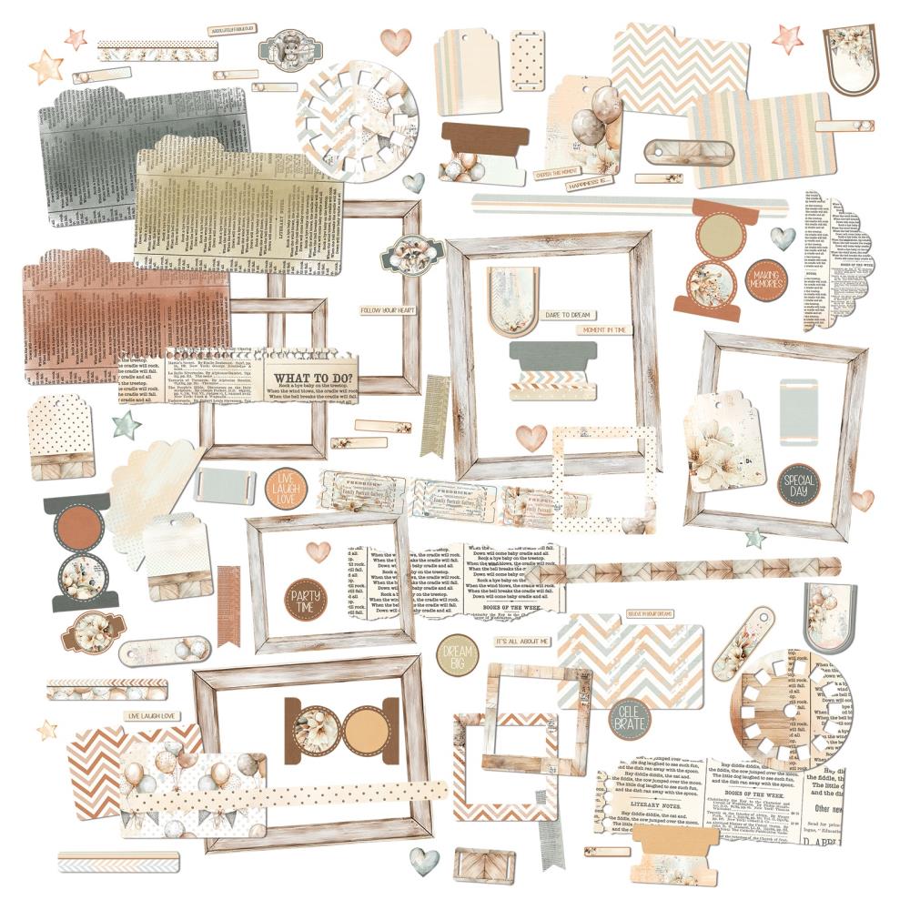 49 and Market - LITTLE DREAMERS/LITTLE CELEBRATIONS - Die Cut Elements - The Crafty Kiwi