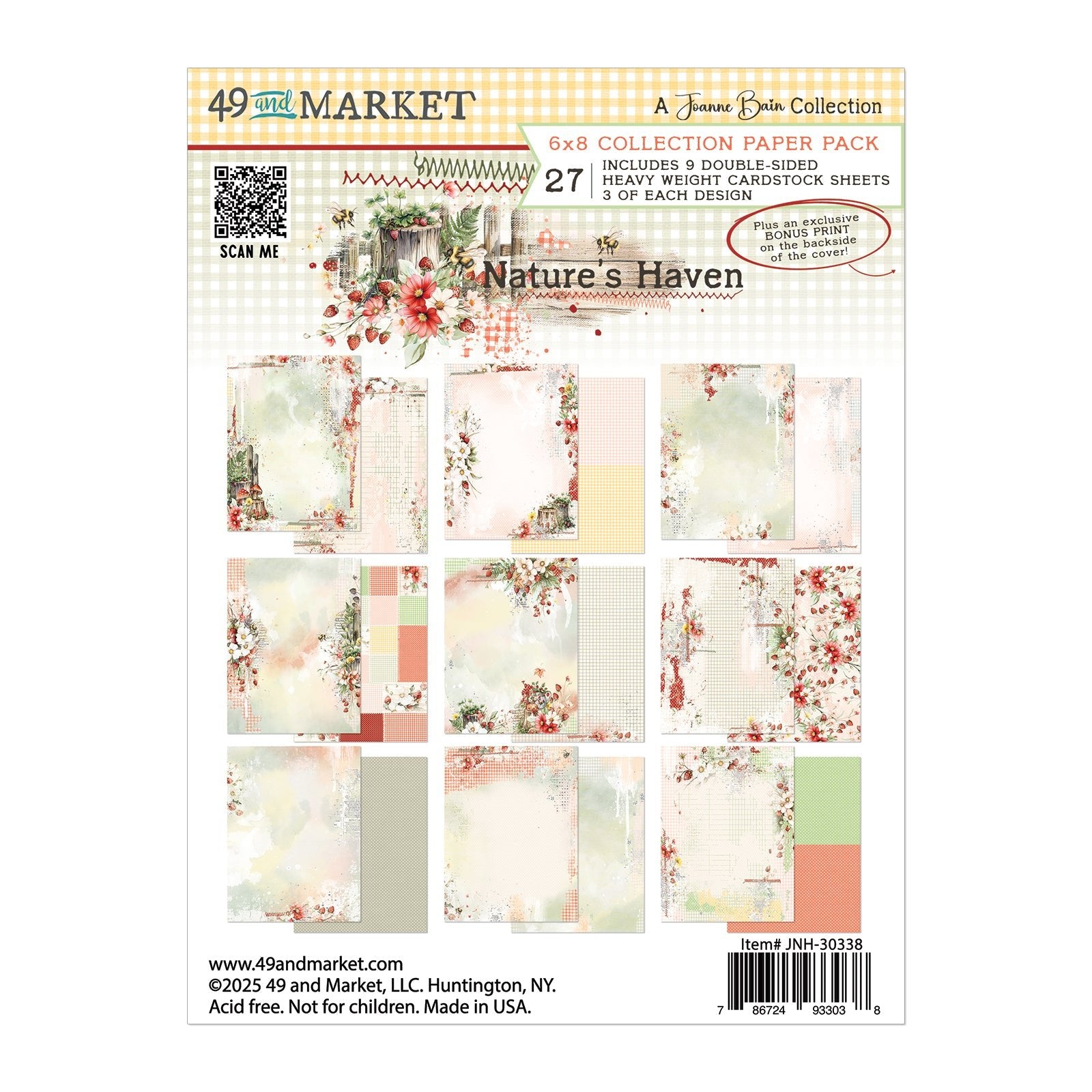 49 and Market - NATURE'S HAVEN - 6x8 Collection Pack - The Crafty Kiwi