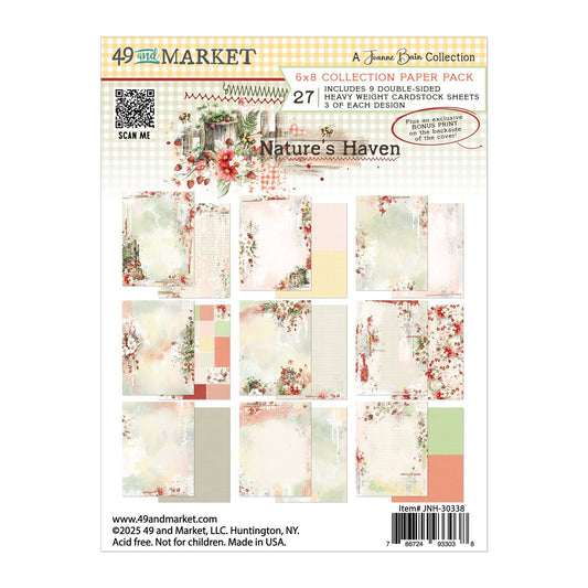 49 and Market - NATURE'S HAVEN - 6x8 Collection Pack - The Crafty Kiwi