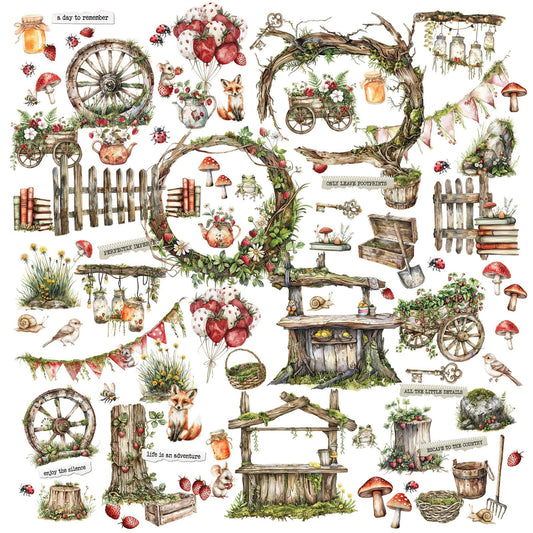 49 and Market - NATURE'S HAVEN - Laser Cut Outs - Elements - The Crafty Kiwi