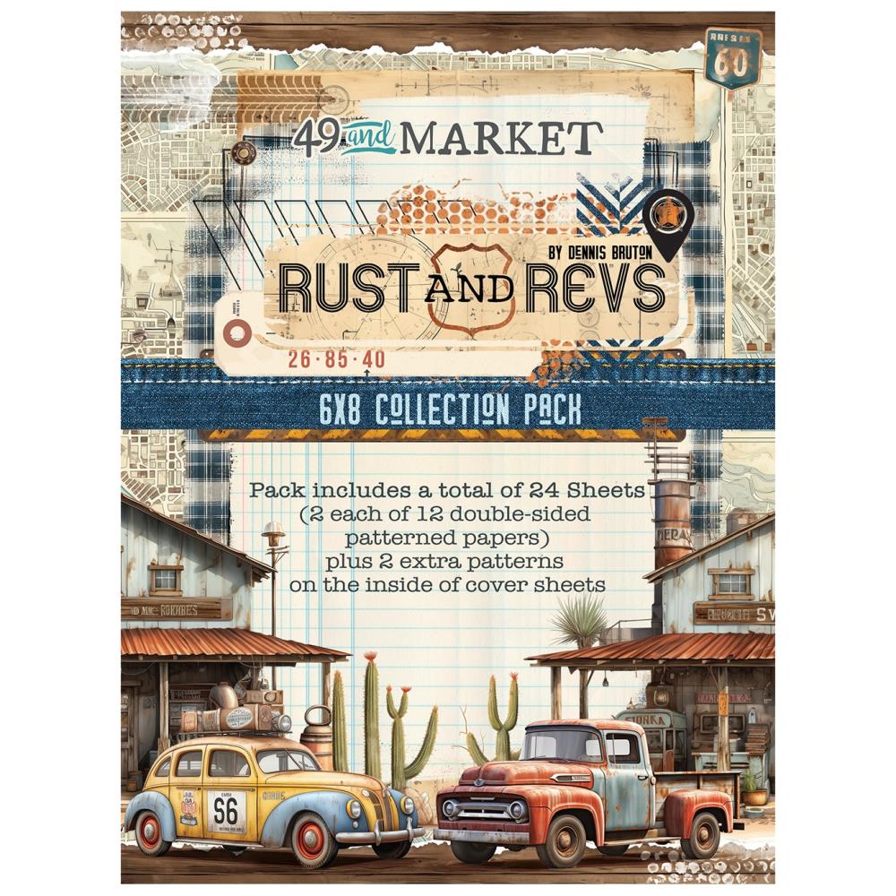 49 and Market - RUST AND REVS - 6x8 Collection Pack - The Crafty Kiwi