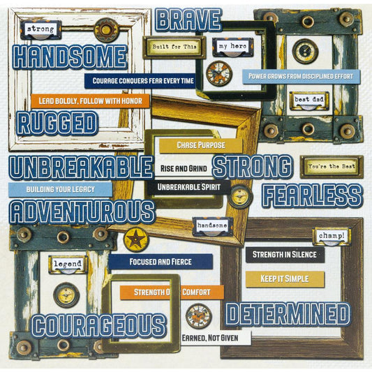 49 And Market - RUST & REVS 2.0 - Chipboard Set - The Crafty Kiwi