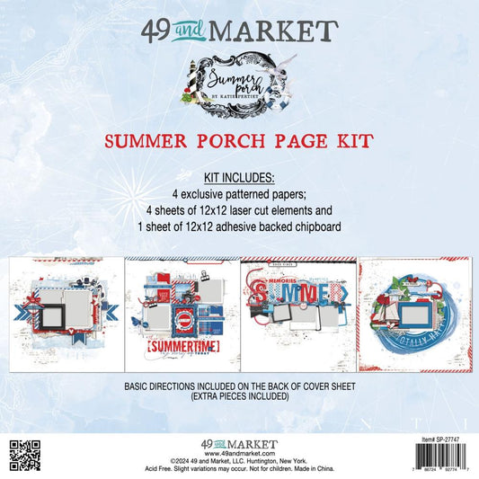 49 and Market - SUMMER PORCH - Page Kit - The Crafty Kiwi