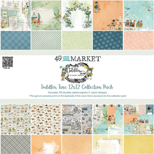 49 and Market - TODDLER TIME - 12x12 Collection Pack - The Crafty Kiwi