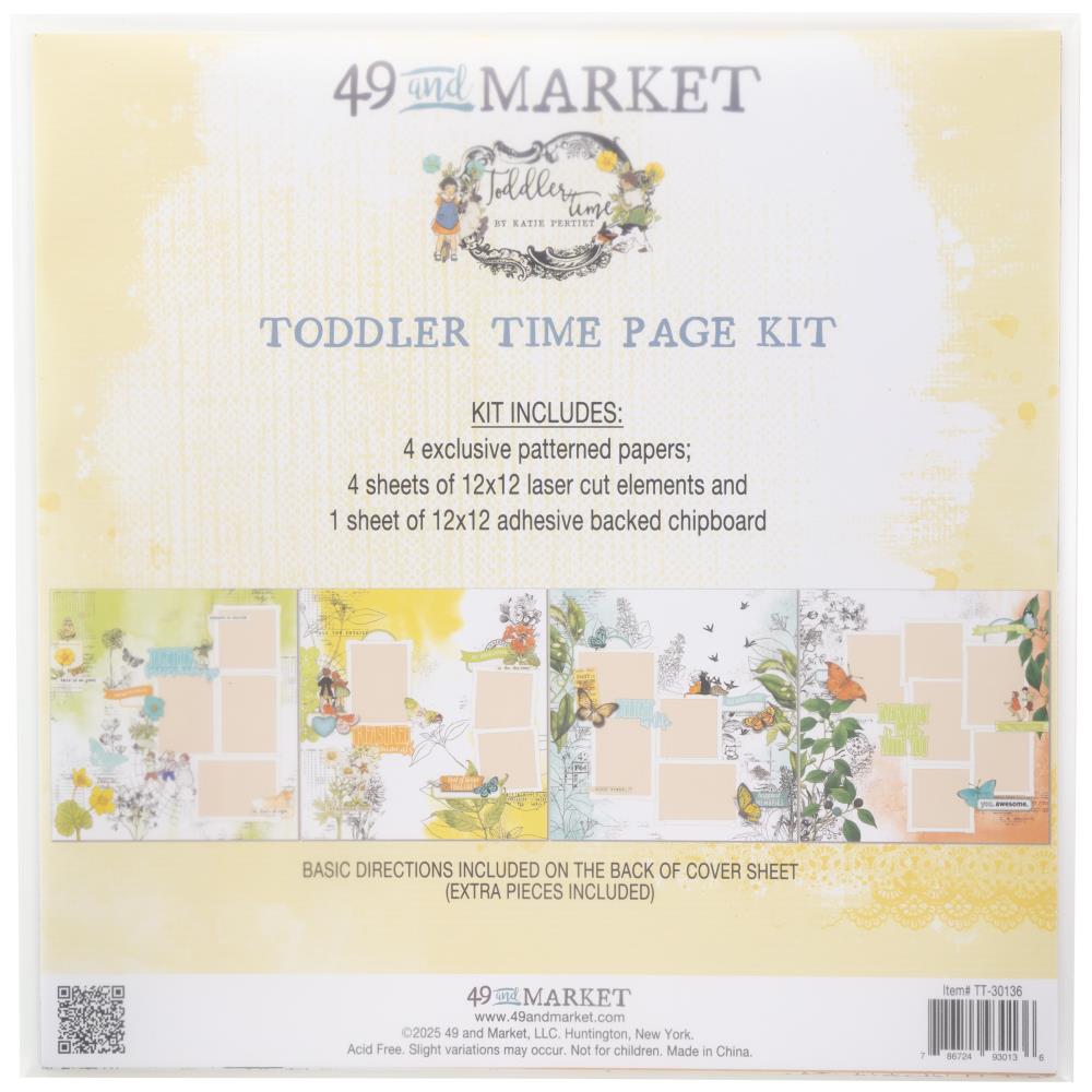 49 and Market - TODDLER TIME - Page Kit - The Crafty Kiwi