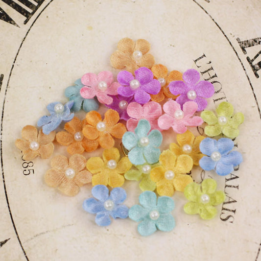 Prima Marketing - Velvet Rainbow Paper Flowers - Spring Mix (24/pack)