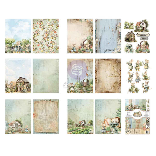 Prima Marketing - HOMEGROWN Collection 6×8 Paper Pad (15/sheets)