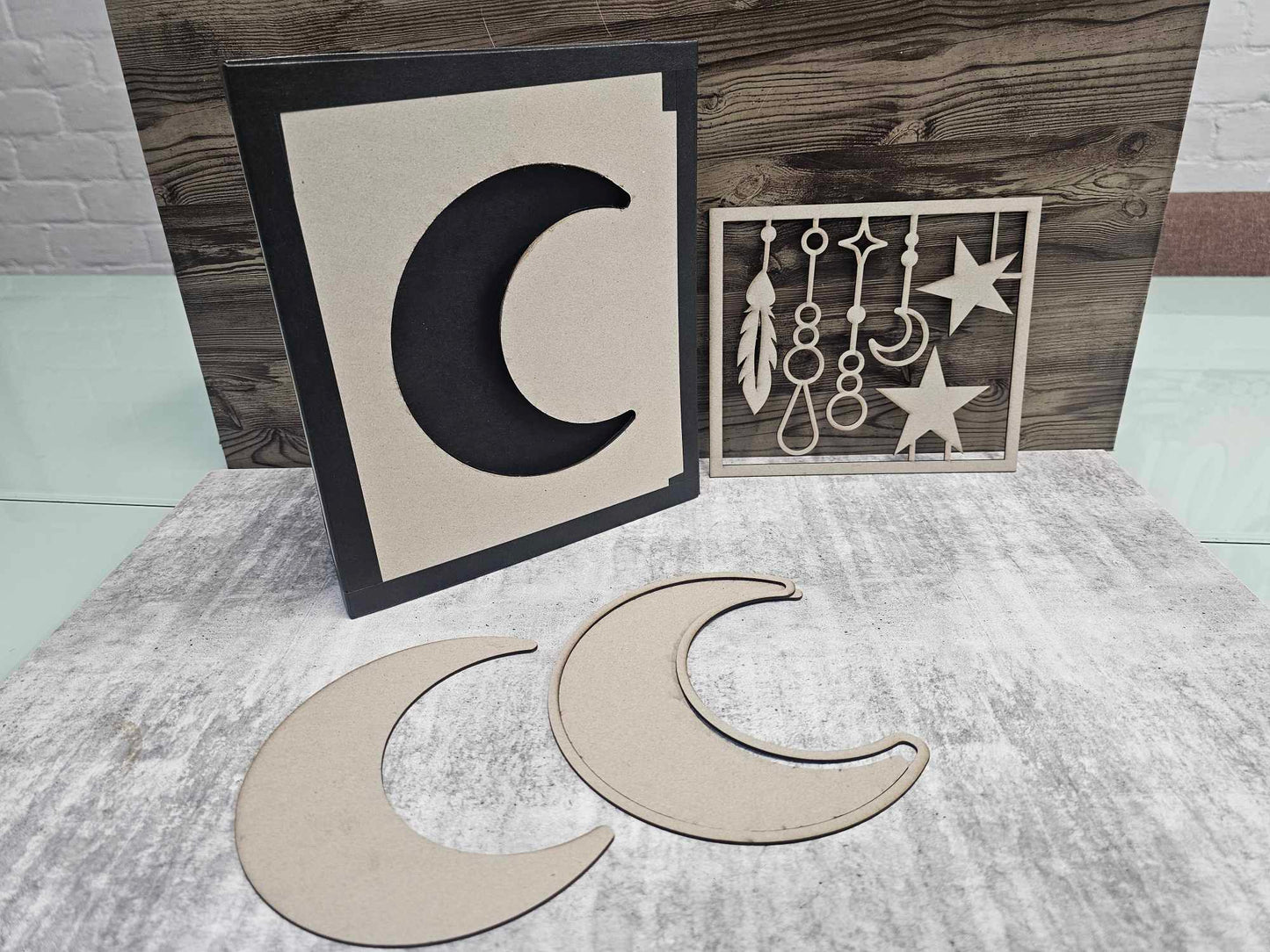 3Quarter Designs - Moon Box Chipboard Album