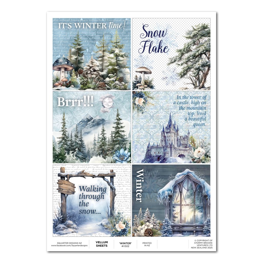 3Quarter Designs - Vellum - Winter Chronicles