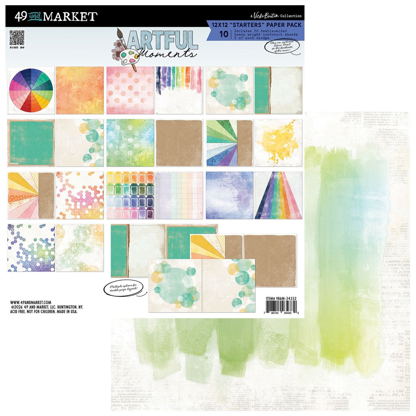 49 And Market - Artful Moments - 12x12 Collection Pack