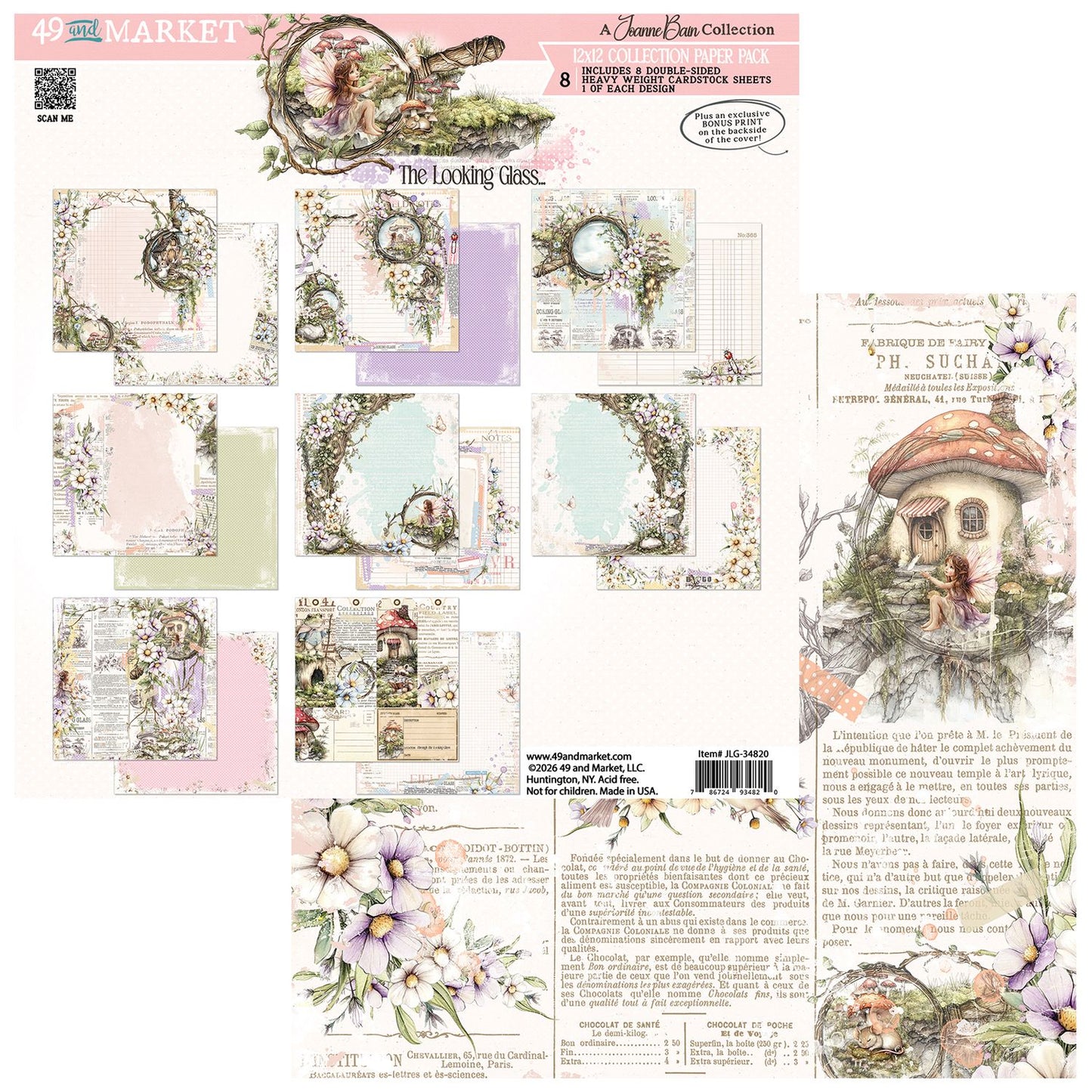 49 And Market - The Looking Glass - 12x12 Collection Pack
