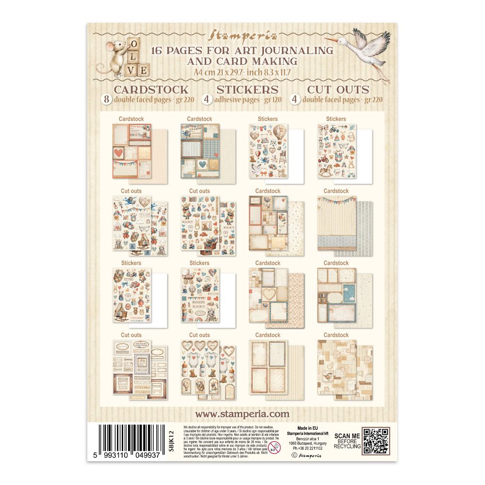 Stamperia - Junk Journal - Baby