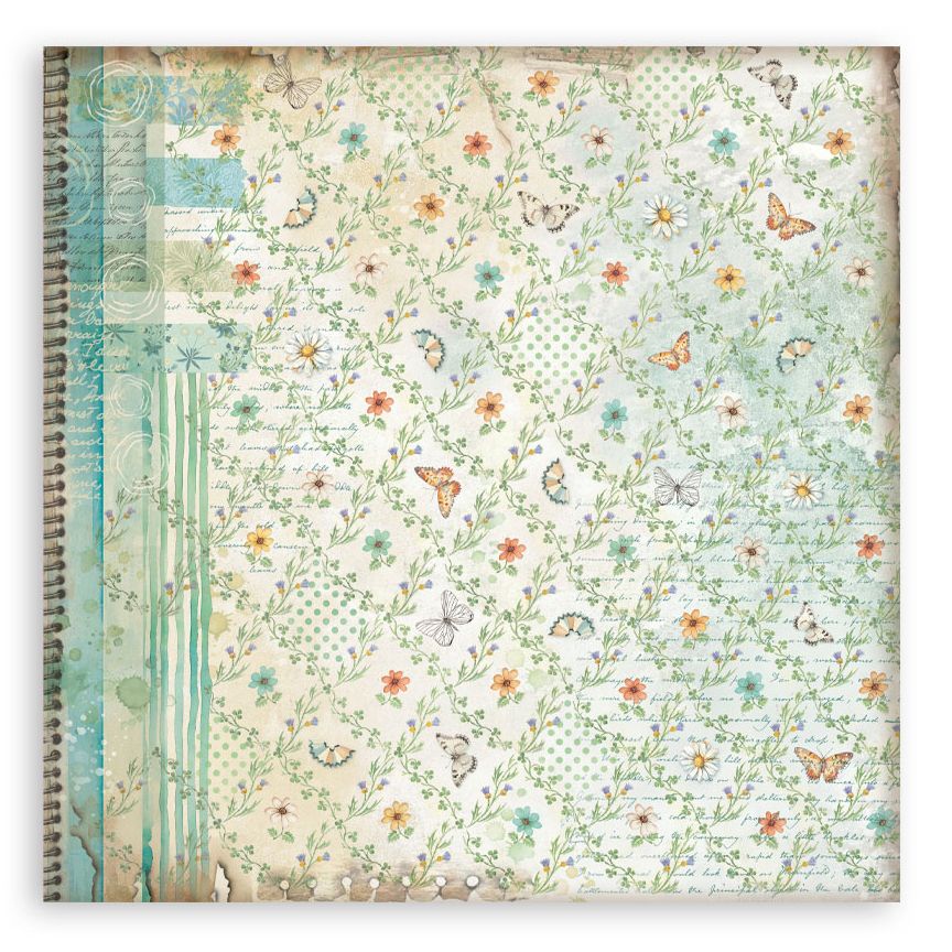 Stamperia - Single-Sided Mega Paper Pad 12"x12" 22/Pkg - Daisy Art
