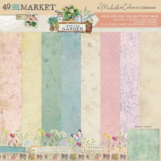 49 and Market - From the Garden - 12 x12 Solids Collection Pack