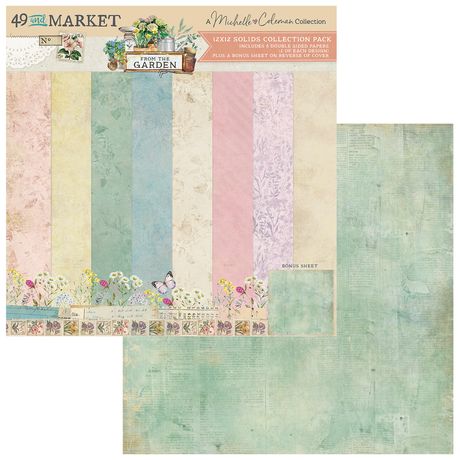 49 and Market - From the Garden - 12 x12 Solids Collection Pack
