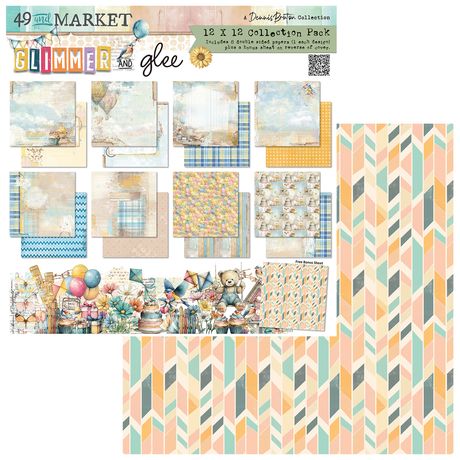 49 and Market - Glimmer and Glee - 12x12 Collection Pack